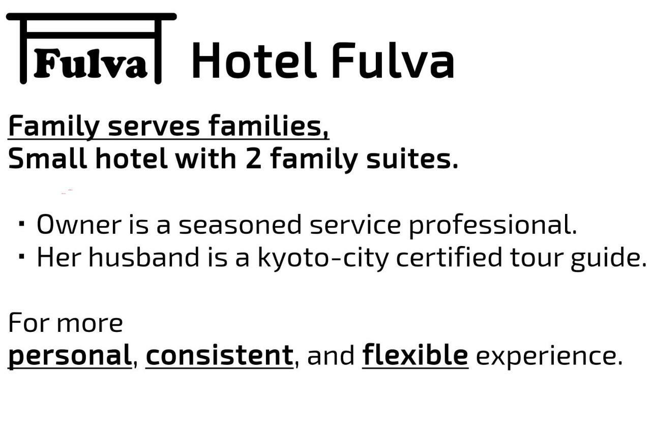 Hotel Fulva Kiotó Kültér fotó